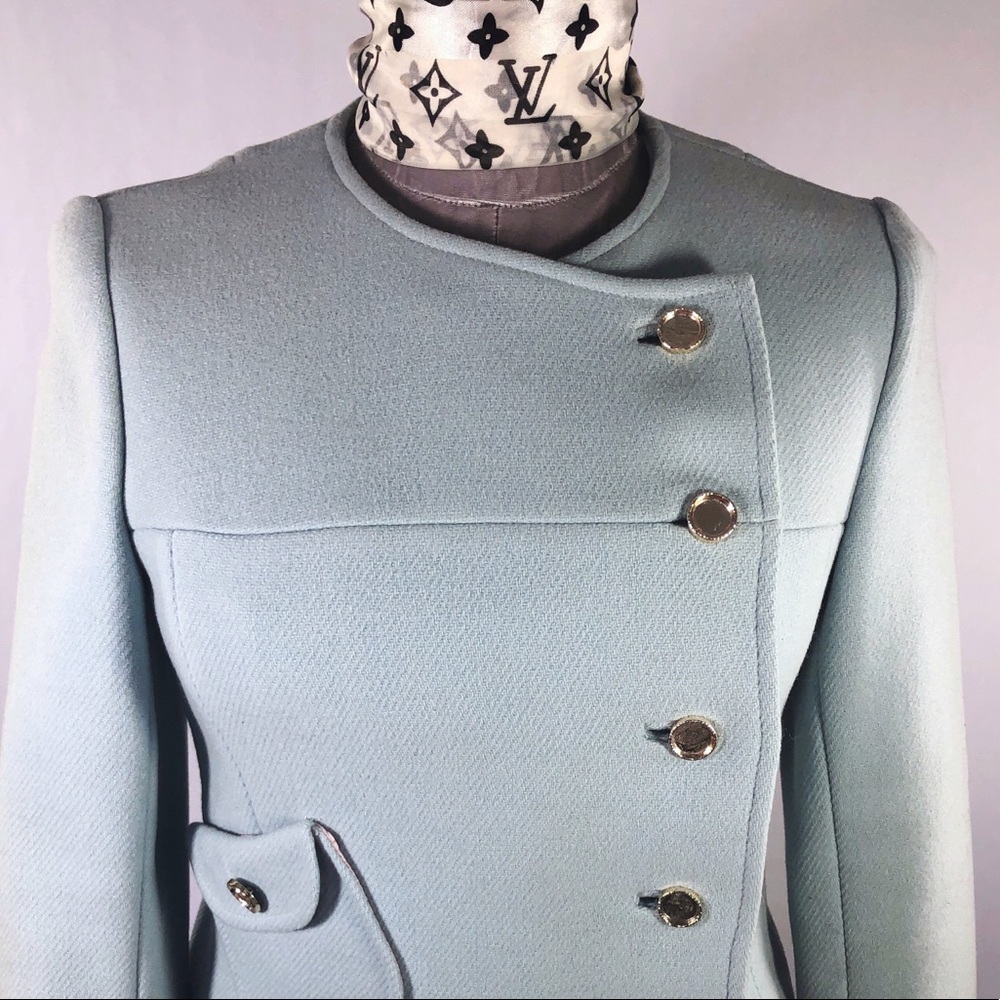 Sold ⭐️ Vintage 60s Blue Peacoat Kennedy - Picture 3 of 7